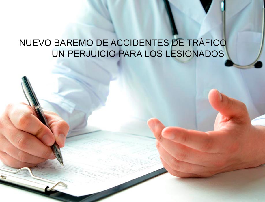 nuevo baremo de accidentes de trafico