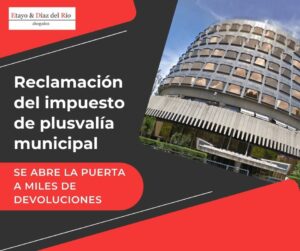 devolución del impuesto de plusvalía municipal