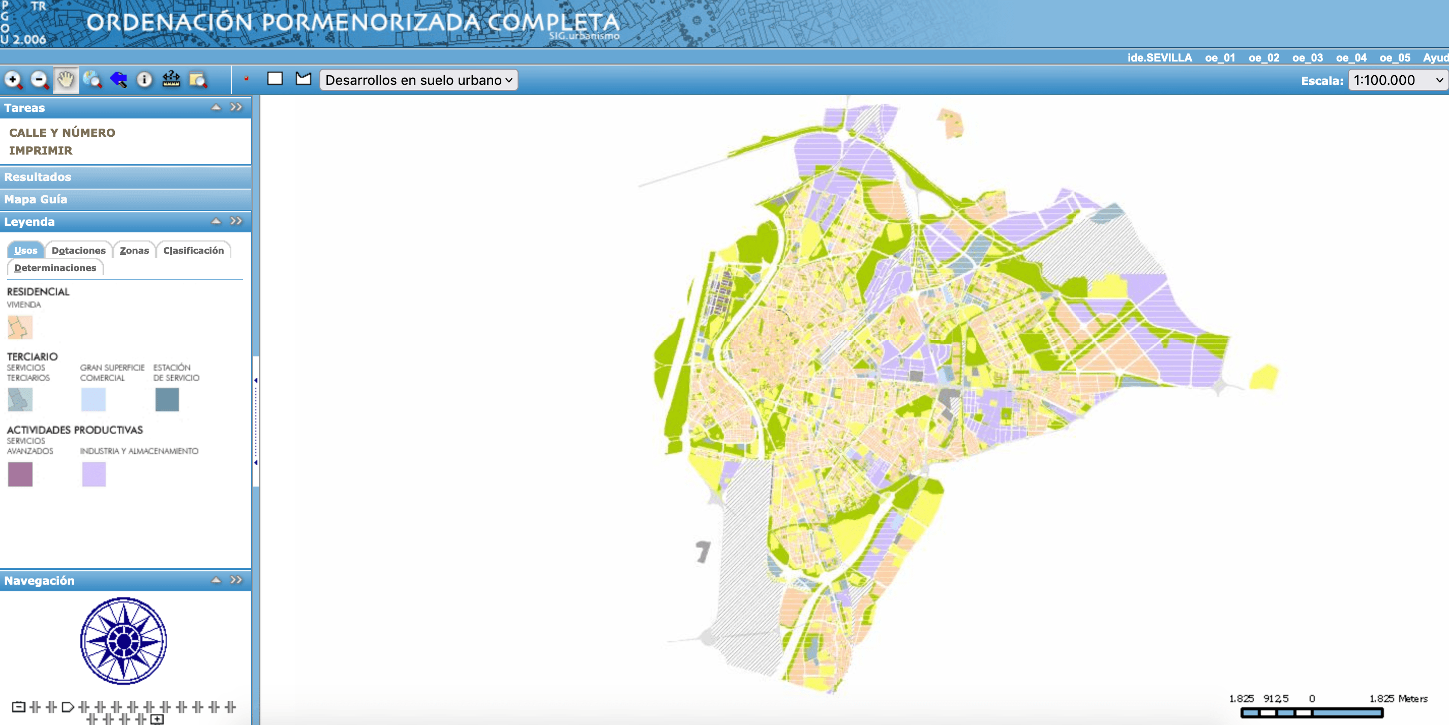 Ordenación urbanismo PGOU Sevilla