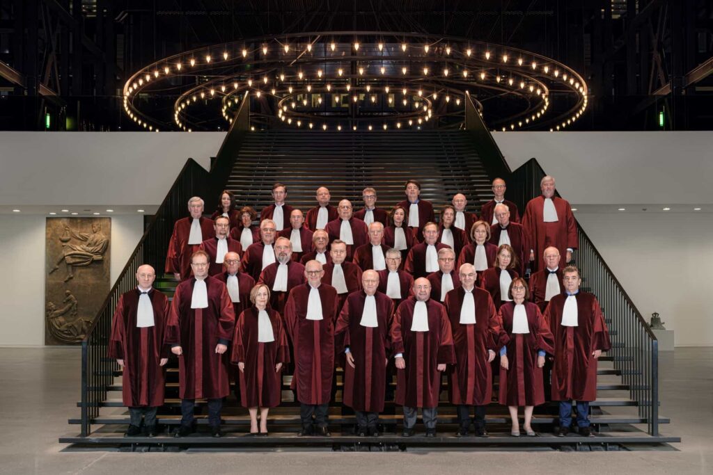 Miembros Tribunal Justicia Union Europea court photochorale 2022